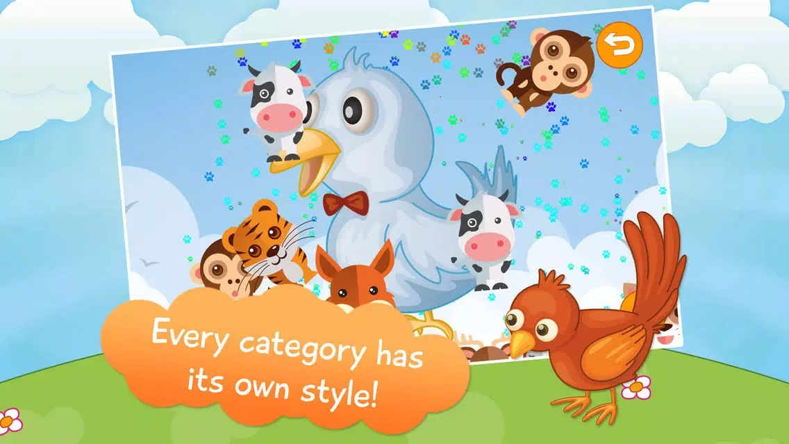Ảnh chụp màn hình của Kids Animals Connect the Dots Game