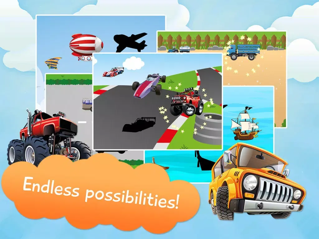 Capturas de pantalla de Vehicles Puzzles Toddlers iPad 