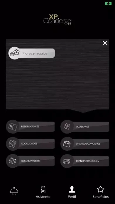 ภาพหน้าจอของ XP Concierge