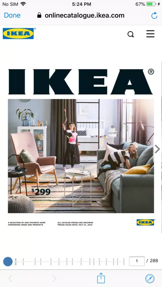 Captures d'écran de IKEA Catalog