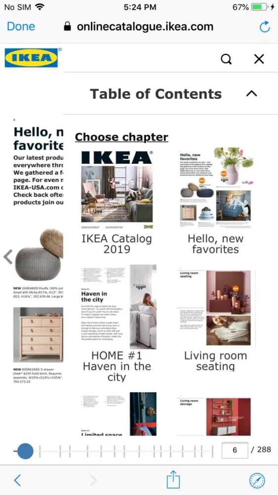 Captures d'écran de IKEA Catalog