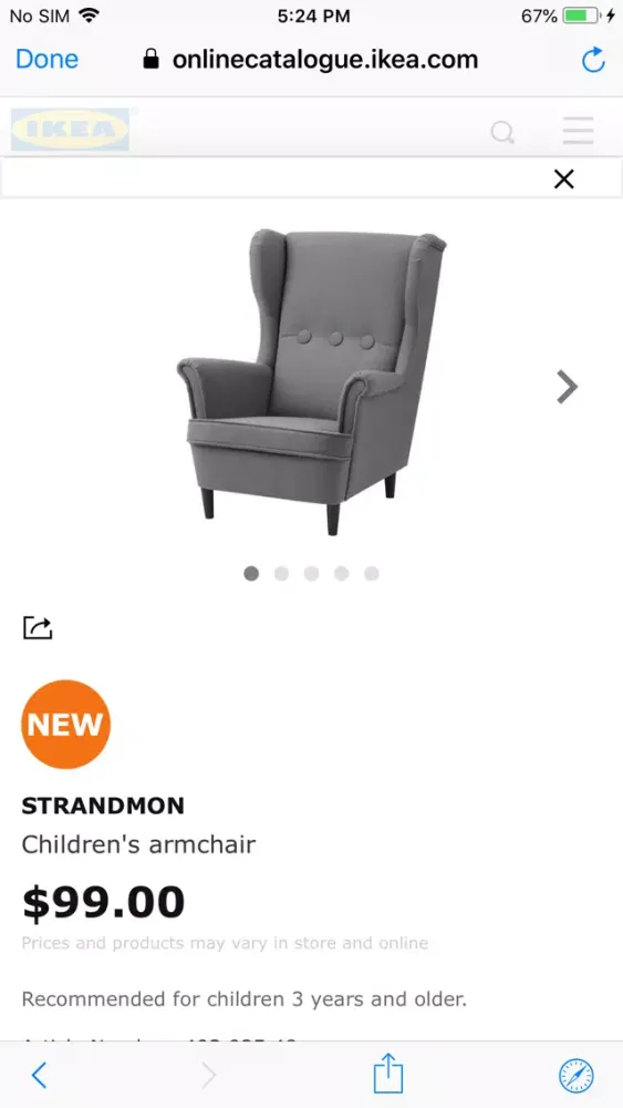 Captures d'écran de IKEA Catalog