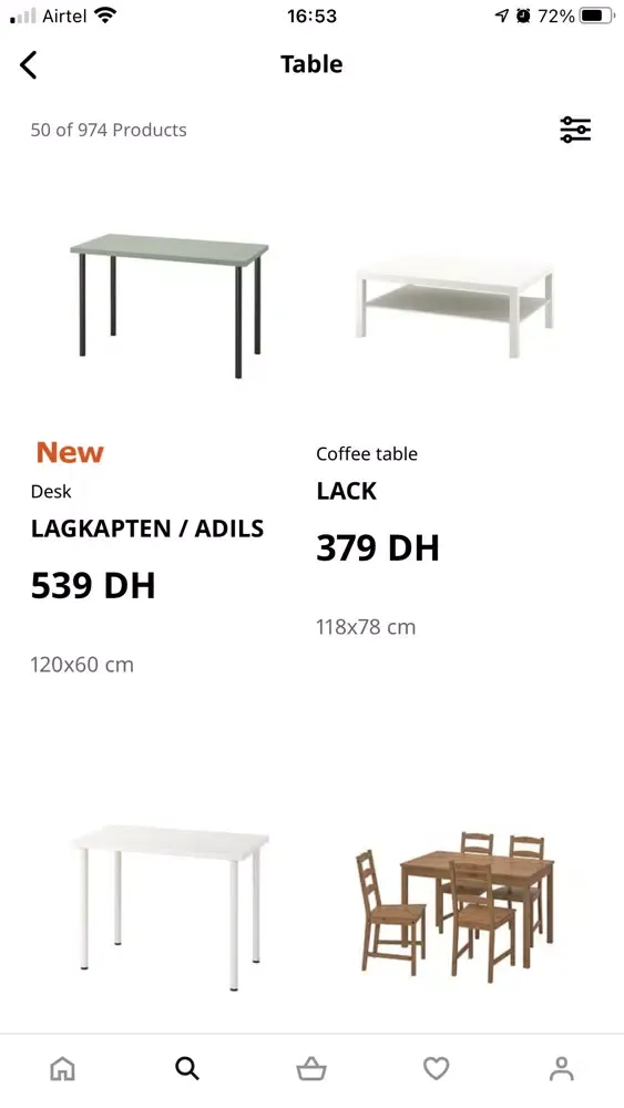 Capturas de pantalla de IKEA Maroc