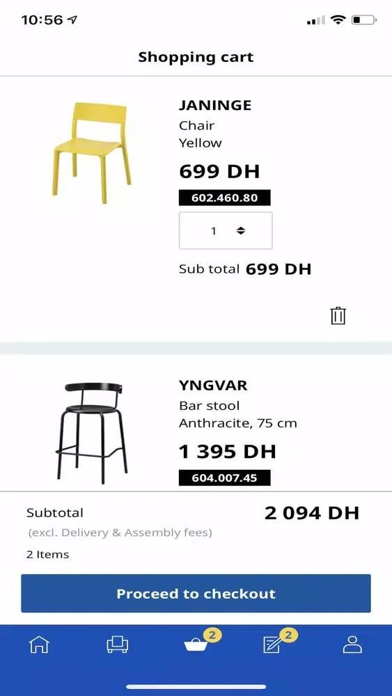 Capturas de pantalla de IKEA Maroc