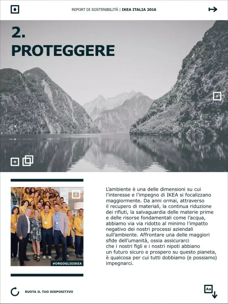 IKEA Report Sostenibilità 2016 iPad  Screenshots