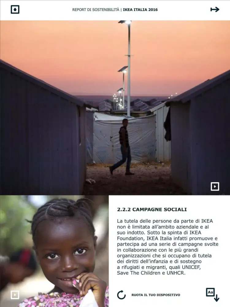 IKEA Report Sostenibilità 2016 iPad  Screenshots