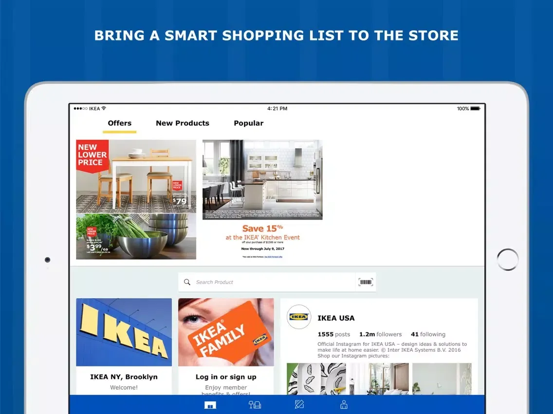 IKEA Store iPad  स्क्रीनशॉट