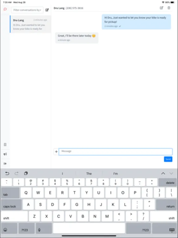 Capturas de pantalla de Ikeono - Messaging & Reviews iPad 