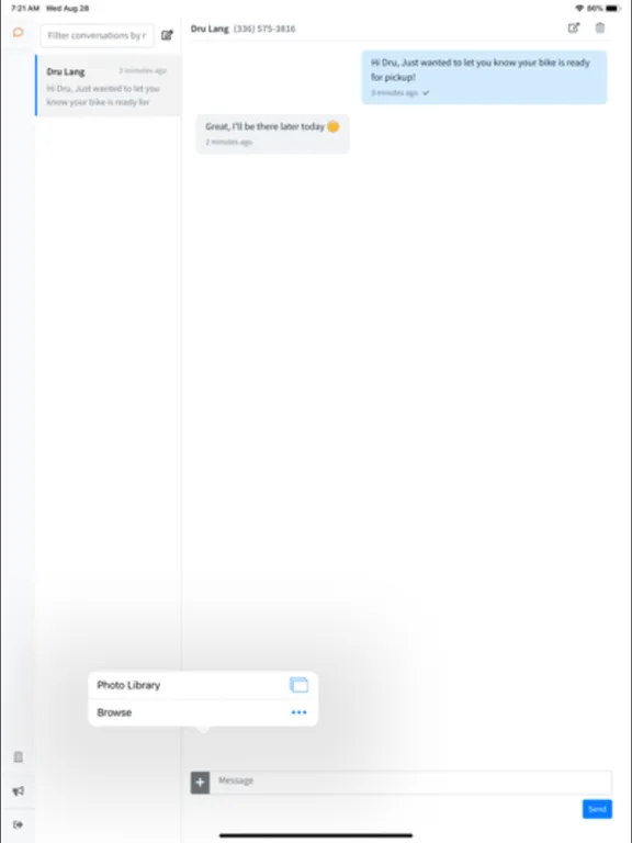 Capturas de pantalla de Ikeono - Messaging & Reviews iPad 