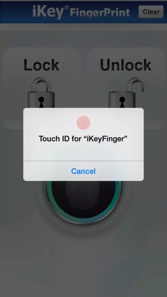 Ảnh chụp màn hình của iKeyFingerPrint