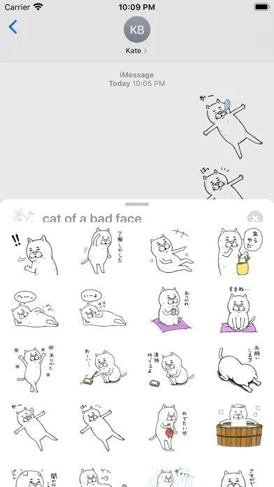 Tangkapan layar 目つきの悪い猫１