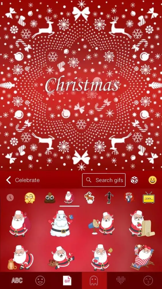 Christmas 2016 Kika Keyboard应用截图