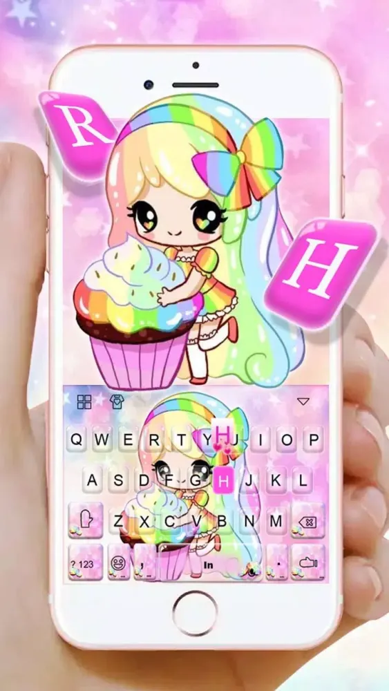 Colorful Girl Theme应用截图