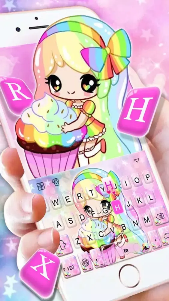 Colorful Girl Theme应用截图