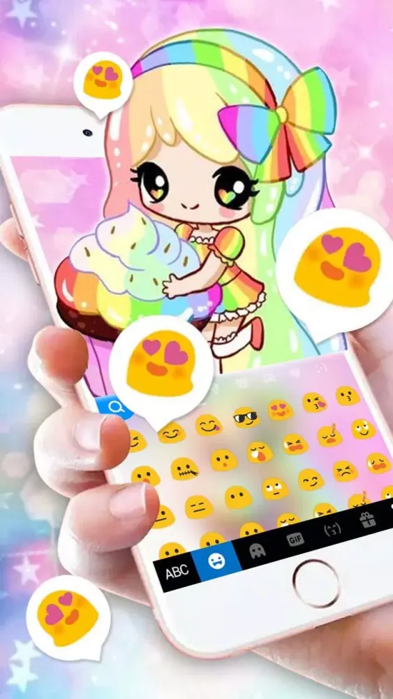 Colorful Girl Theme应用截图