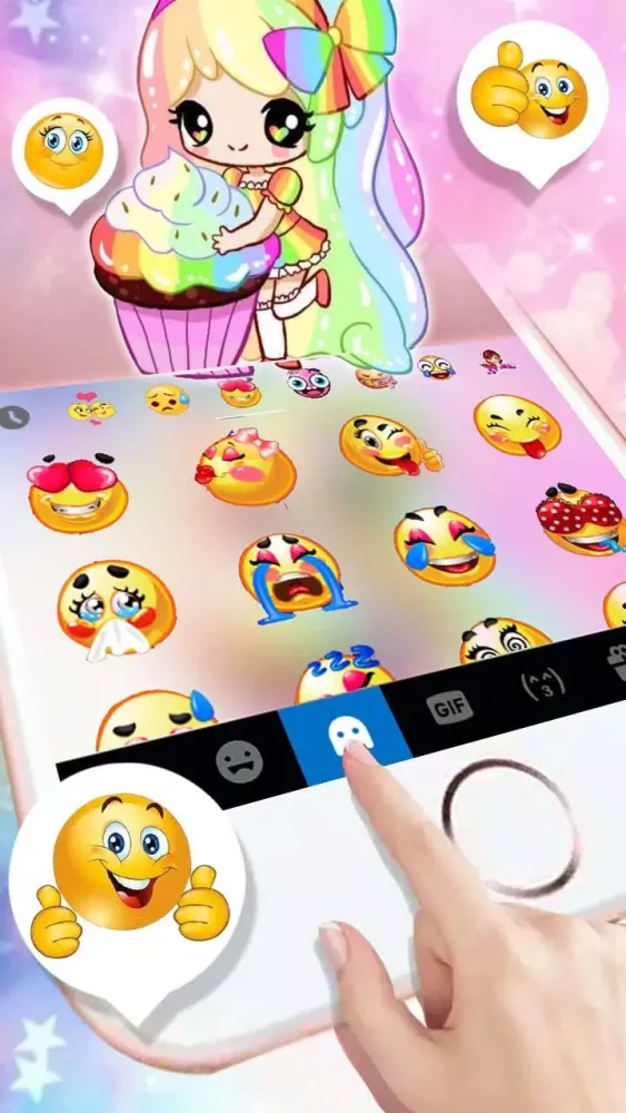 Colorful Girl Theme应用截图