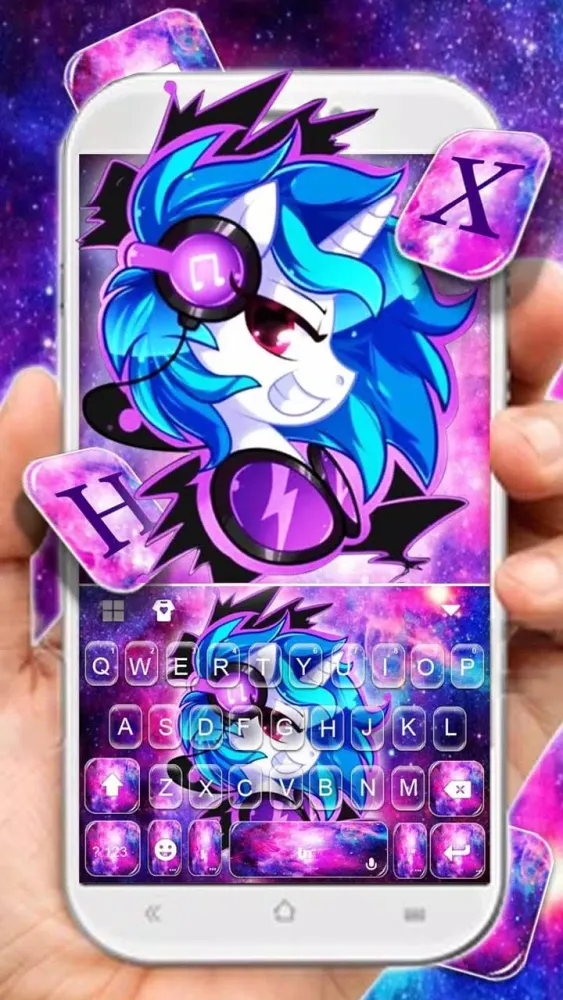 Cool Unicorn Monster Keyboard Screenshots