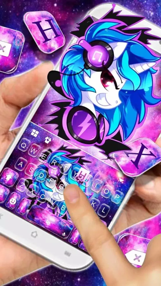 Cool Unicorn Monster Keyboard Screenshots