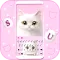 Cute White Cat Themes