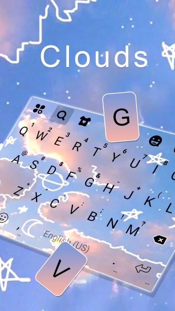 Doodle Blue Sky Theme Screenshots