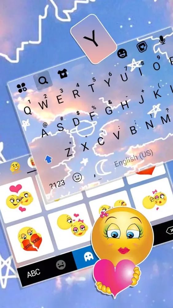 Doodle Blue Sky Theme Screenshots