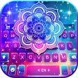 Galaxy Mandala Keyboard Backgr
