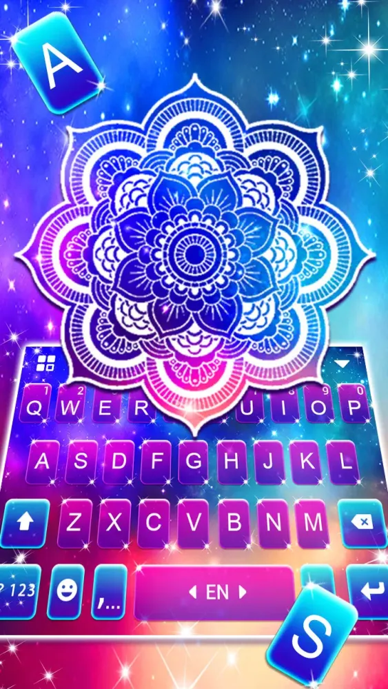 Galaxy Mandala Keyboard Backgr應用截圖