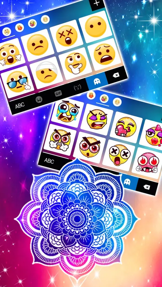 Galaxy Mandala Keyboard Backgr應用截圖