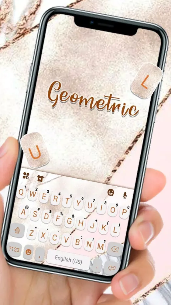Capturas de pantalla de Gold Rose Geometric