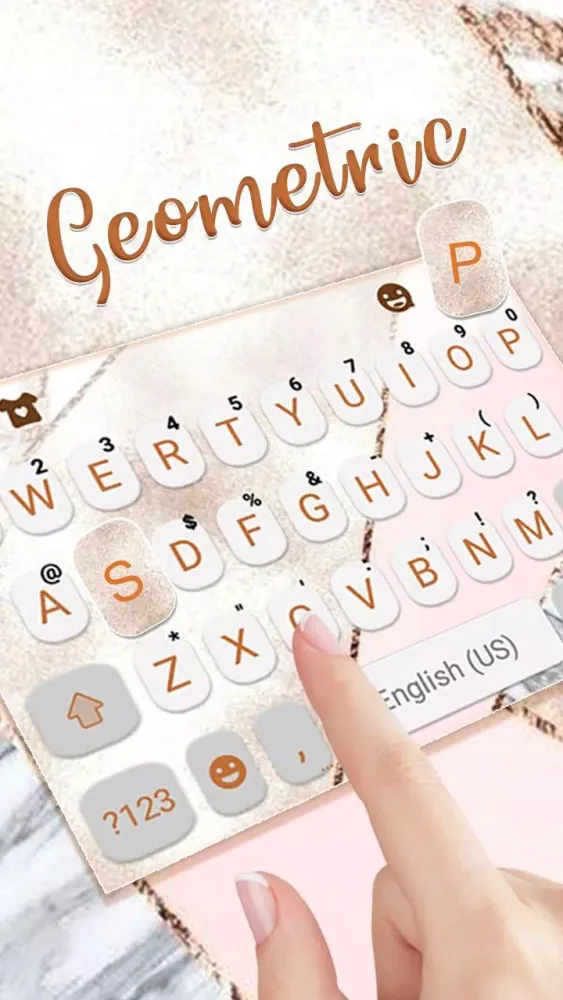 Capturas de pantalla de Gold Rose Geometric