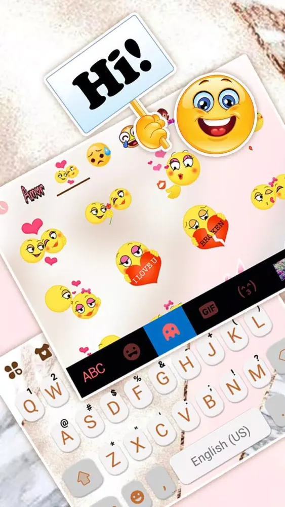 Capturas de pantalla de Gold Rose Geometric