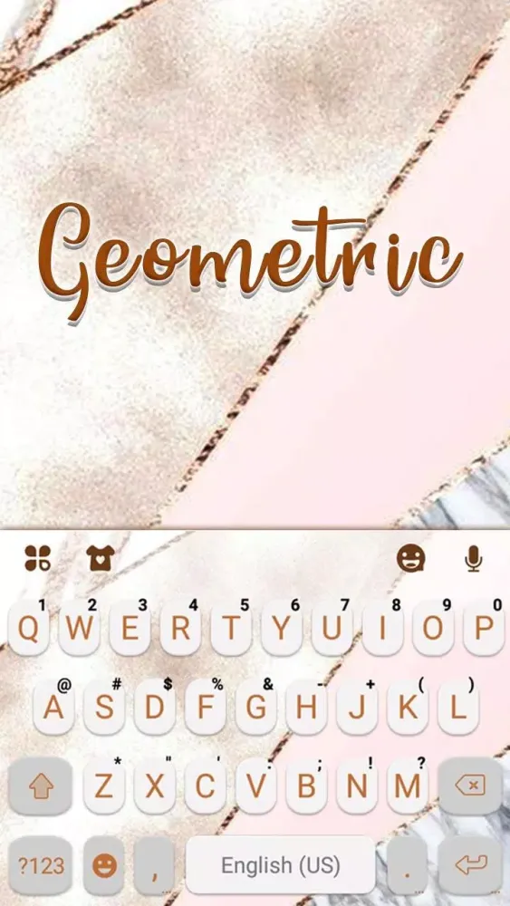 Capturas de pantalla de Gold Rose Geometric