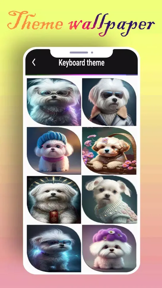 Fluffy Dog love Theme Ekran Görüntüleri