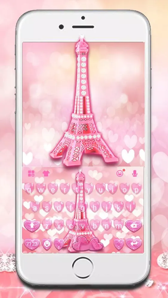 Love Paris Heart Theme Screenshots