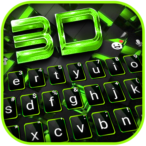 Neon Green Tech 3D Neon Green Tech 3D
