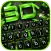 Neon Green Tech 3D
