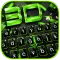 Neon Green Tech 3D