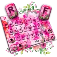 Paint Brush Love Rose Keyboard