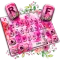 Paint Brush Love Rose Keyboard