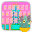 Pink Cartoon Cactus