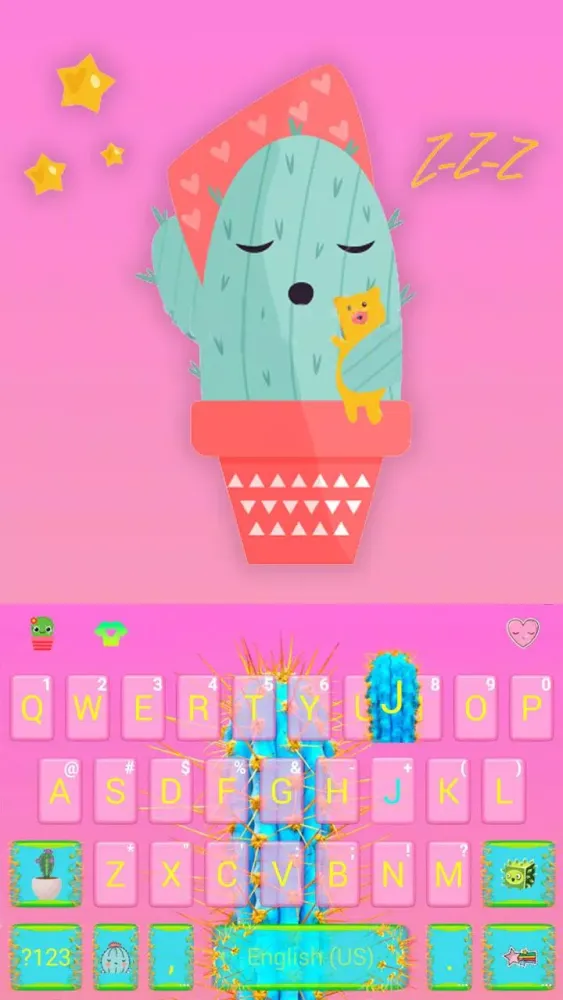 صور Pink Cartoon Cactus
