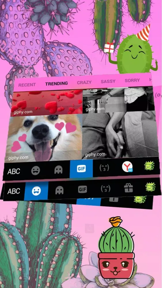 صور Pink Cartoon Cactus