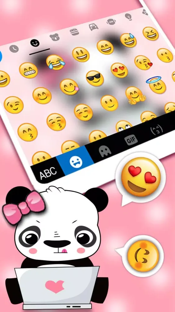 Pink Panda Theme應用截圖