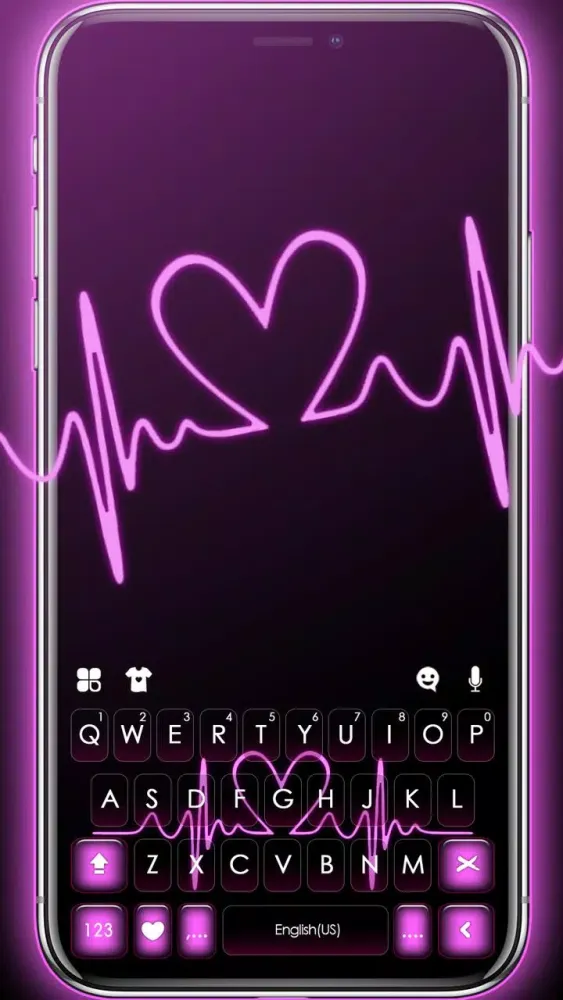 Pink RGB Heart Theme Screenshots