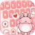 Pink Cute Hippo Theme