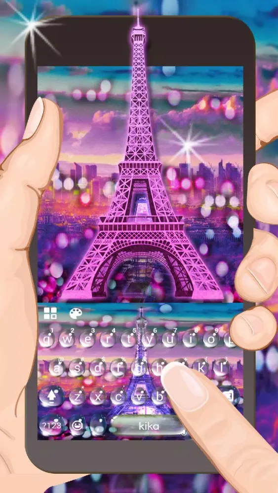 Zrzuty ekranu Romantic Eiffel Theme