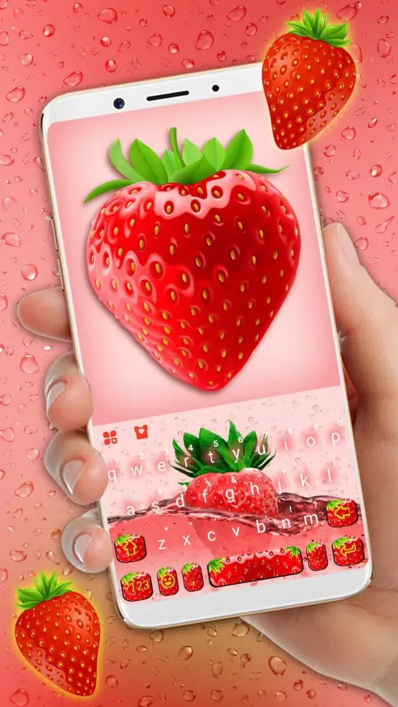 Strawberry Drops Theme应用截图