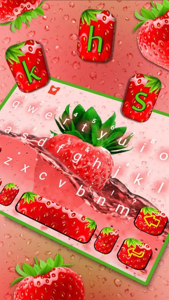 Strawberry Drops Theme应用截图