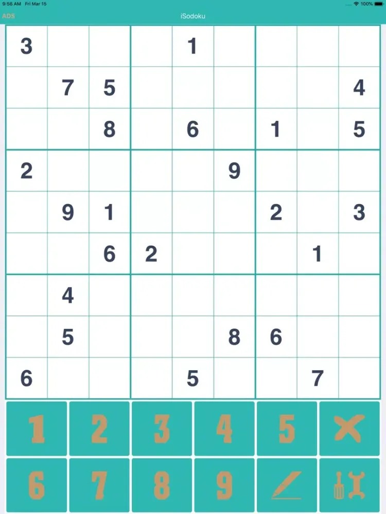 iSodoku iPad  Ekran Görüntüleri