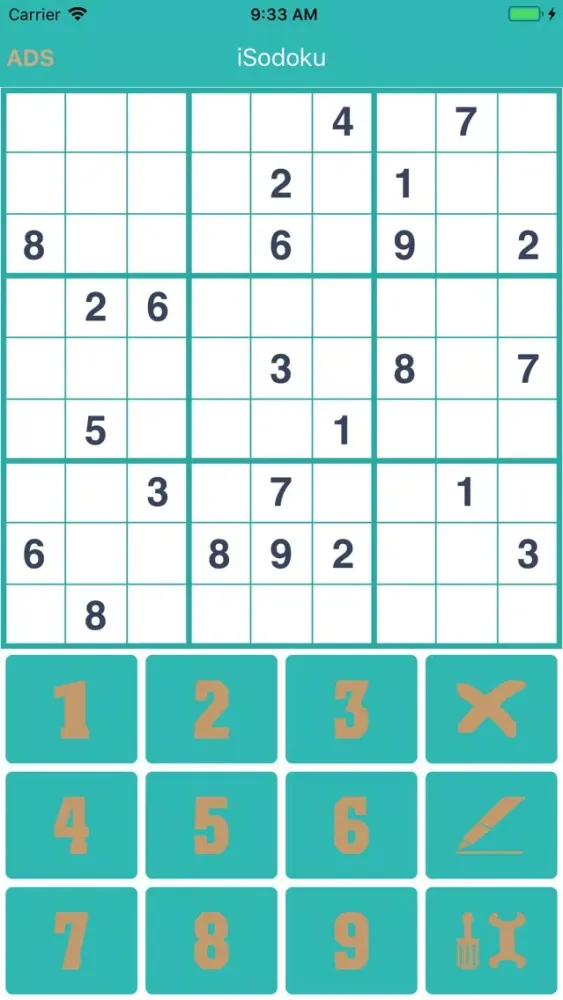 iSodoku Ekran Görüntüleri